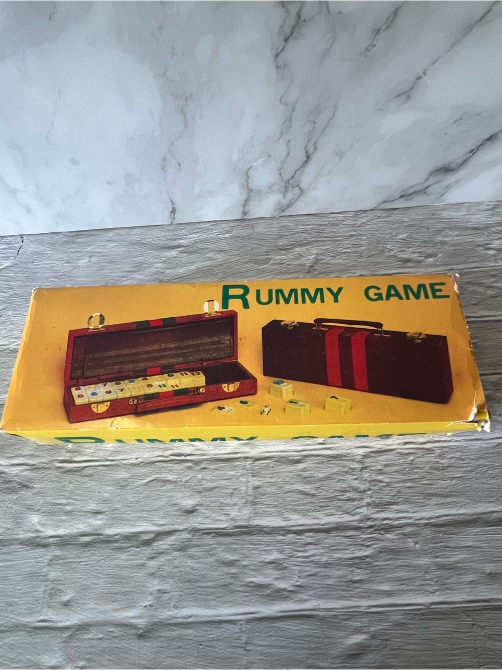 New Old Stock Vintage Rummy Tile Game With Carry Case Sealed Tiles